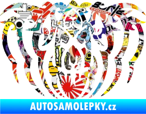 Samolepka Tetování 210 Sticker bomb
