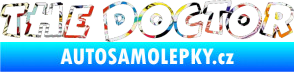Samolepka The Doctor obrys Sticker bomb
