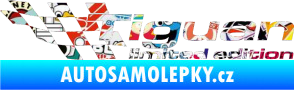 Samolepka Tiguan limited edition levá Sticker bomb