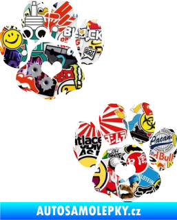 Samolepka Tlapky 006 Sticker bomb