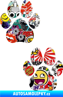 Samolepka Tlapky 008 Sticker bomb