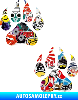 Samolepka Tlapky 009 Sticker bomb