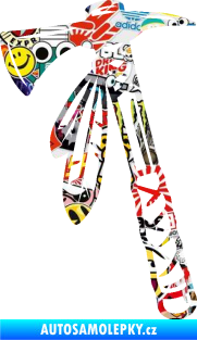Samolepka Tomahawk 001 levá Sticker bomb