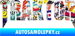 Samolepka Traktor - music Sticker bomb