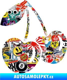 Samolepka Třešně 001 pravá Sticker bomb