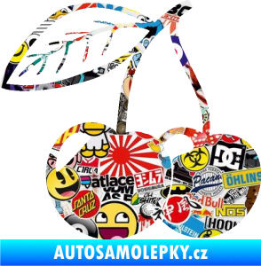 Samolepka Třešně 003 levá Sticker bomb