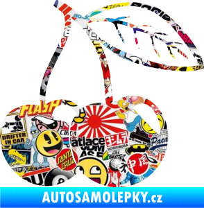 Samolepka Třešně 003 pravá Sticker bomb