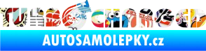 Samolepka Turbo charged nápis Sticker bomb