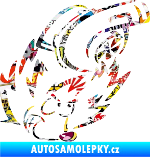 Samolepka Turbo ježek pravá Sticker bomb