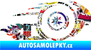 Samolepka Turbo šnek 002 pravá Sticker bomb