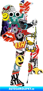 Samolepka Turista 004 pravá Sticker bomb