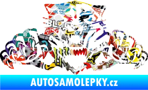 Samolepka Tygr 003 Sticker bomb