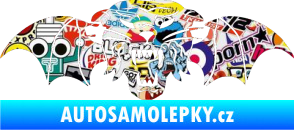 Samolepka Tygr s křídly Sticker bomb