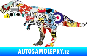 Samolepka Tyrannosaurus Rex 001 levá Sticker bomb