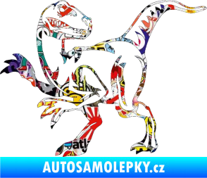 Samolepka Tyrannosaurus Rex 003 levá Sticker bomb