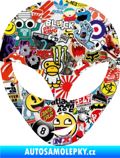 Samolepka UFO 003 pravá Sticker bomb