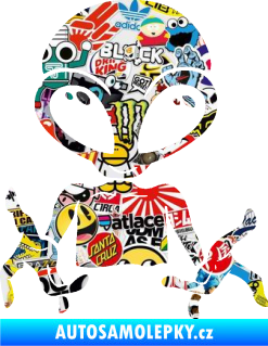 Samolepka UFO 006 pravá Sticker bomb