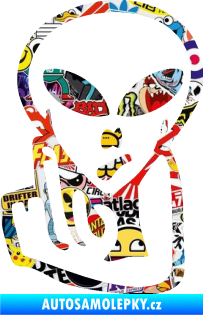 Samolepka UFO 008 levá Sticker bomb