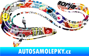 Samolepka Úhoř 001 pravá Sticker bomb
