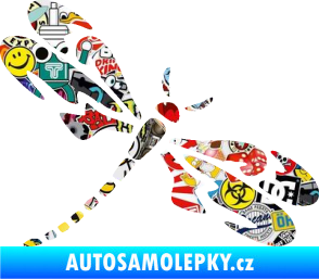 Samolepka Vážka 001 pravá Sticker bomb