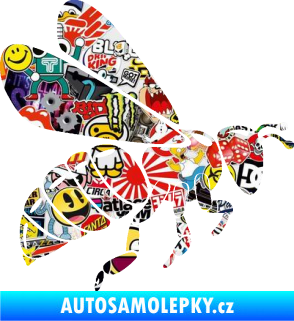 Samolepka Včela 001 pravá Sticker bomb