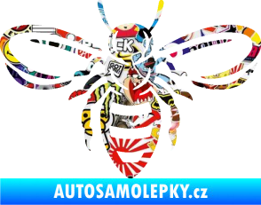 Samolepka Včela 002 Sticker bomb
