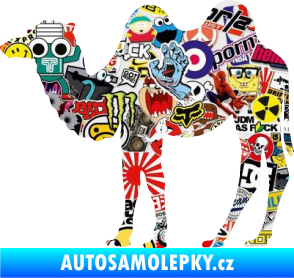 Samolepka Velbloud 003 levá Sticker bomb
