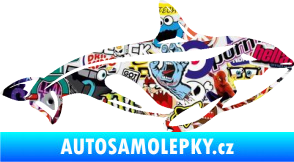Samolepka Velryba 004 pravá Sticker bomb