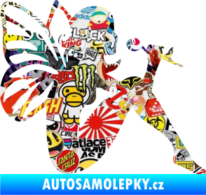 Samolepka Víla 001 pravá Sticker bomb
