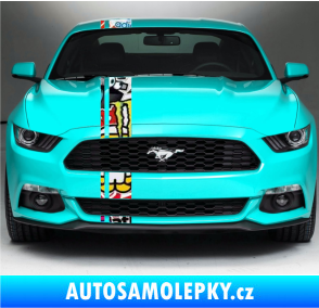 Samolepka Viper pruhy 2 cm + 11 cm Sticker bomb
