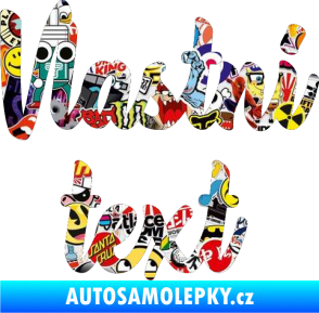 Samolepka Vlastní text - Astonia Sticker bomb