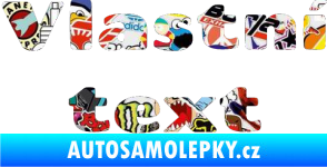 Samolepka Vlastní text - Chango Sticker bomb
