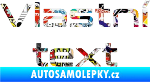 Samolepka Vlastní text - Conthrax Sticker bomb