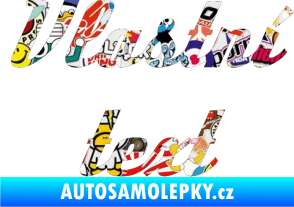 Samolepka Vlastní text - Deftone Sticker bomb