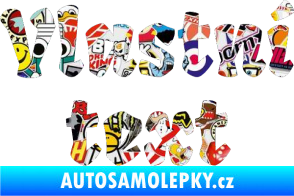 Samolepka Vlastní text - Fruktur Sticker bomb