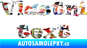 Samolepka Vlastní text - Ravie Sticker bomb