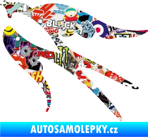 Samolepka Vlaštovka 003 levá Sticker bomb