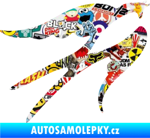 Samolepka Vlaštovka 003 pravá Sticker bomb