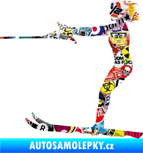 Samolepka Vodní lyže 002 levá Sticker bomb