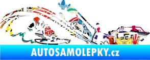 Samolepka Vodní lyžování a surf pravá Sticker bomb