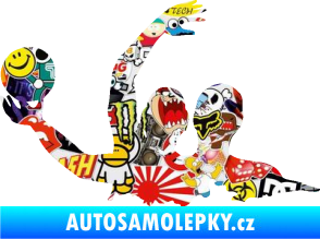 Samolepka Vodní pólo 001 levá Sticker bomb