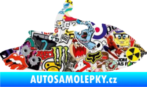 Samolepka Vodní skútr 003 pravá Sticker bomb