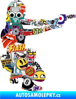 Samolepka Vojačka 001 pravá Sticker bomb