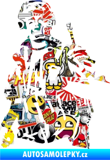 Samolepka Voják 014 levá Sticker bomb