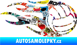 Samolepka Volejbalový míč 002 pravá Sticker bomb