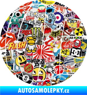 Samolepka Volejbalový míč 003 Sticker bomb