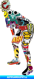 Samolepka Voleybal 004 levá Sticker bomb