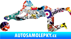 Samolepka Voleybal 008 levá Sticker bomb