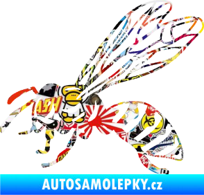 Samolepka Vosa 006 levá Sticker bomb