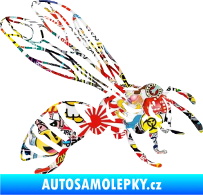 Samolepka Vosa 006 pravá Sticker bomb